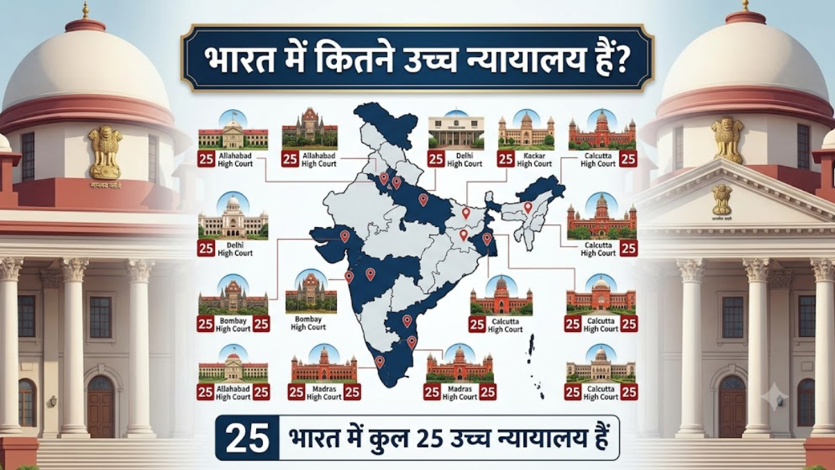 भारत में कितने उच्च न्यायालय हैं